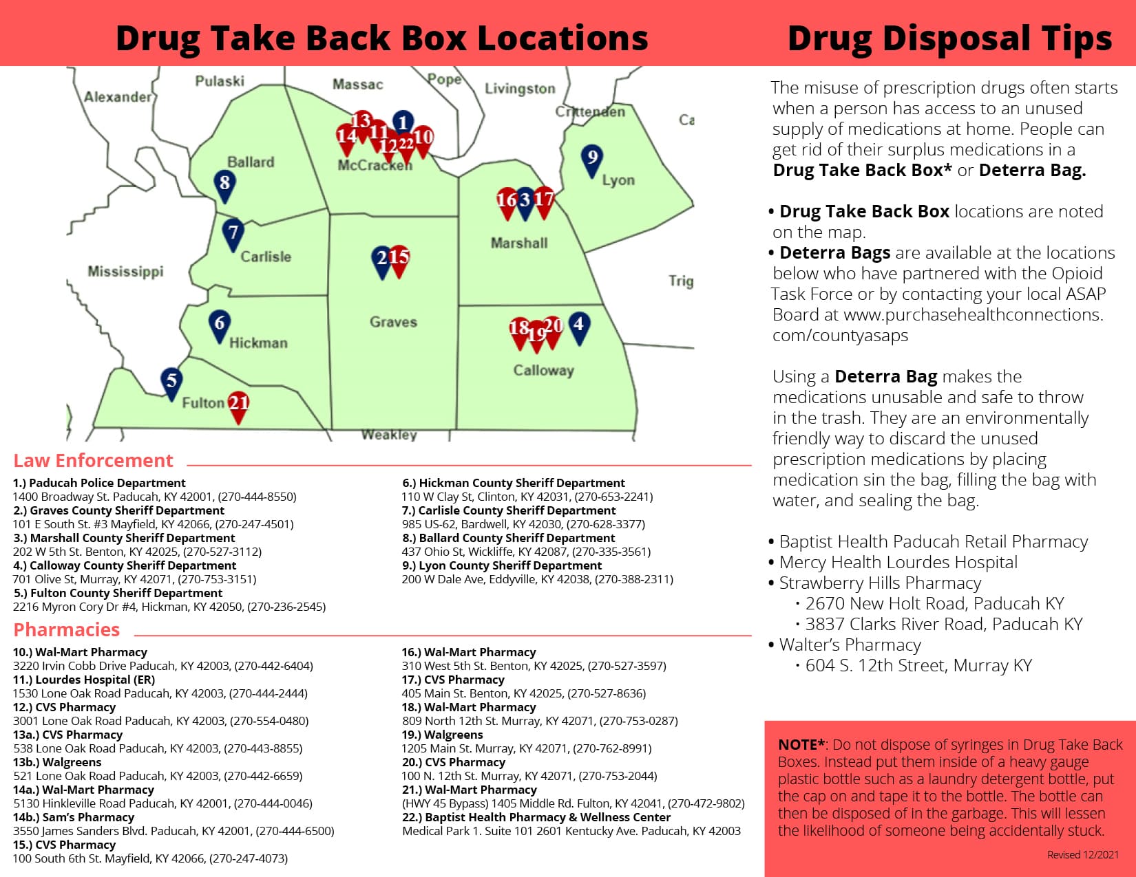 drug take back map inside